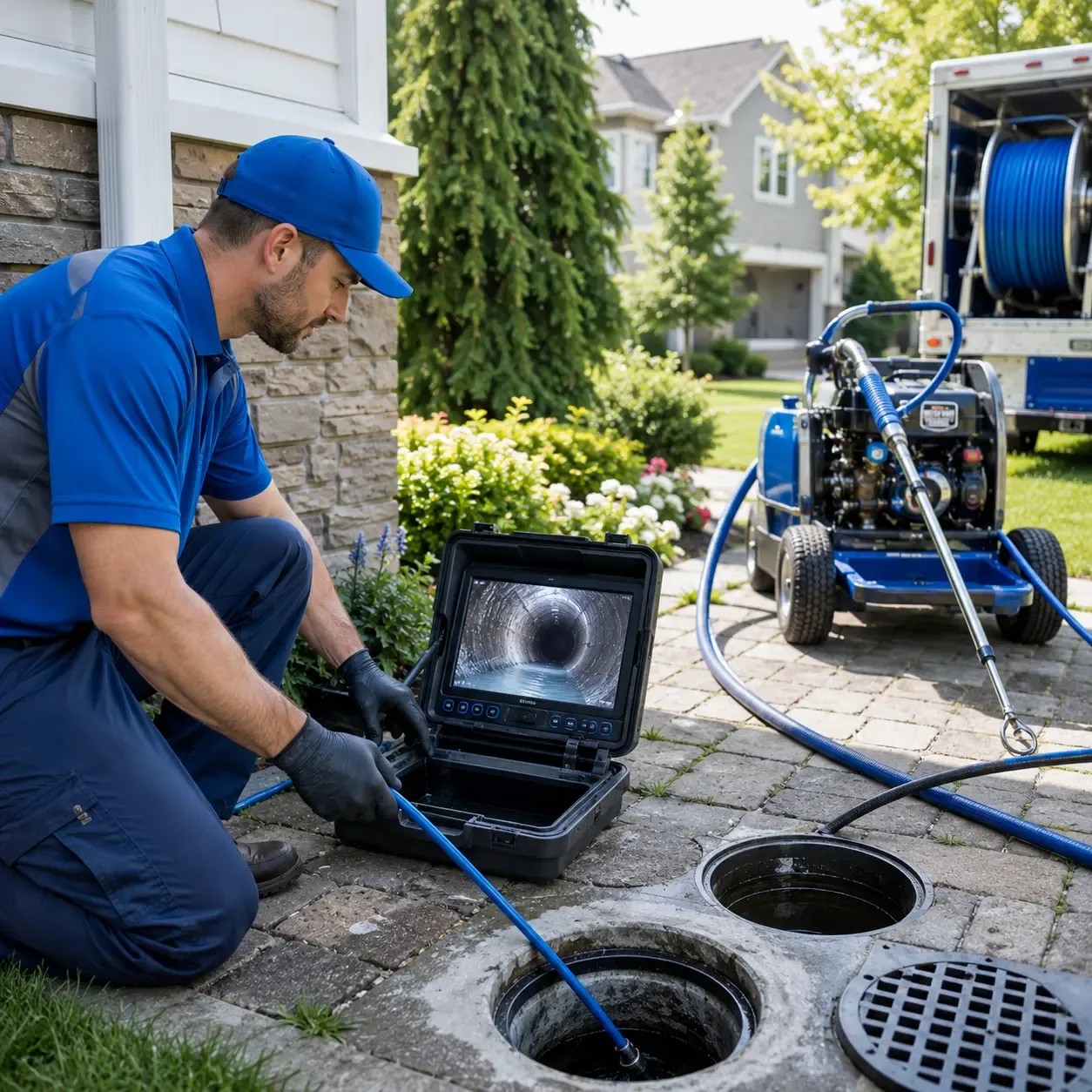 Outdoor drain cleaning professionals serving Mars Hill, ME